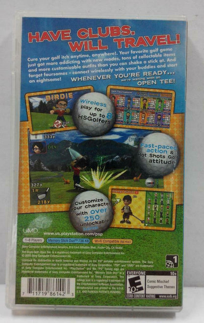 PSP Hot Shot Golf Open Tee 2005 Game Disc (G105)