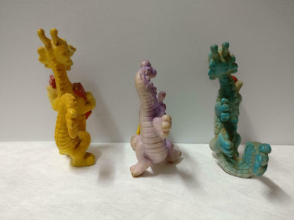 Singapore McDonalds Dragons Chinese New Year Figure Toys x3 Lot F/S FTY012 *15