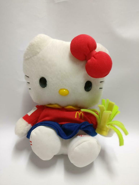 McDonald's Hello Kitty Reversible Hamburger Korea 5" Plush Soft Toy F/S (PTY037)