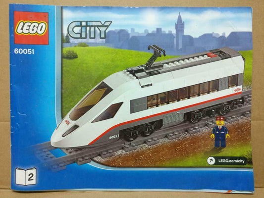 LEGO No. 60051 (2) City Manual Instructions Catalog Booklet (LG062)