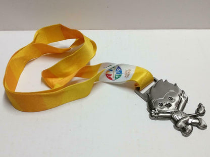 Singapore 28th Olympic SEA Games 2015 Nila Run Mascot Medal Yellow Ribbon C084