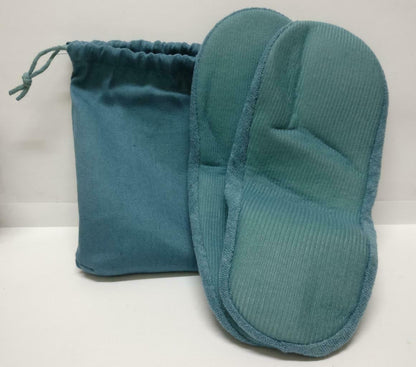 SIA Singapore Airlines Blue Bedroom Slippers w/ Pouch F/S (A2133)