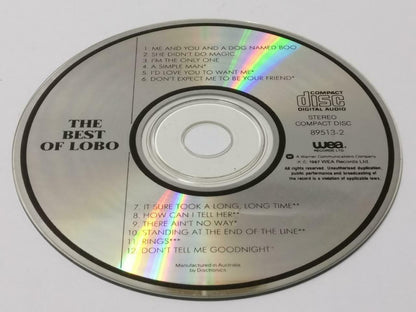 The Best Of LOBO How Can I Tell Her Rings 1987 Australia English CD CDS508