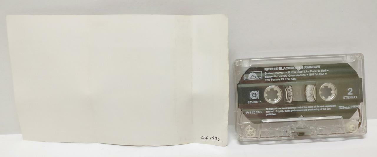 Rainbow Ritchie Blackmore's 1975 Rare Singapore Cassette (CT211)