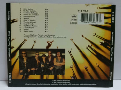 Scorpions Face The Heat 1993 Rare Germany English CD (CDS254)