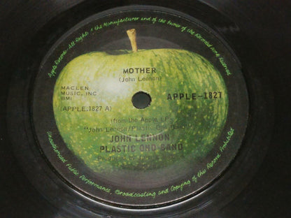 John Lennon & Plastic Ono Band Mother Apple Rare Singapore 7" EP  (EP066)