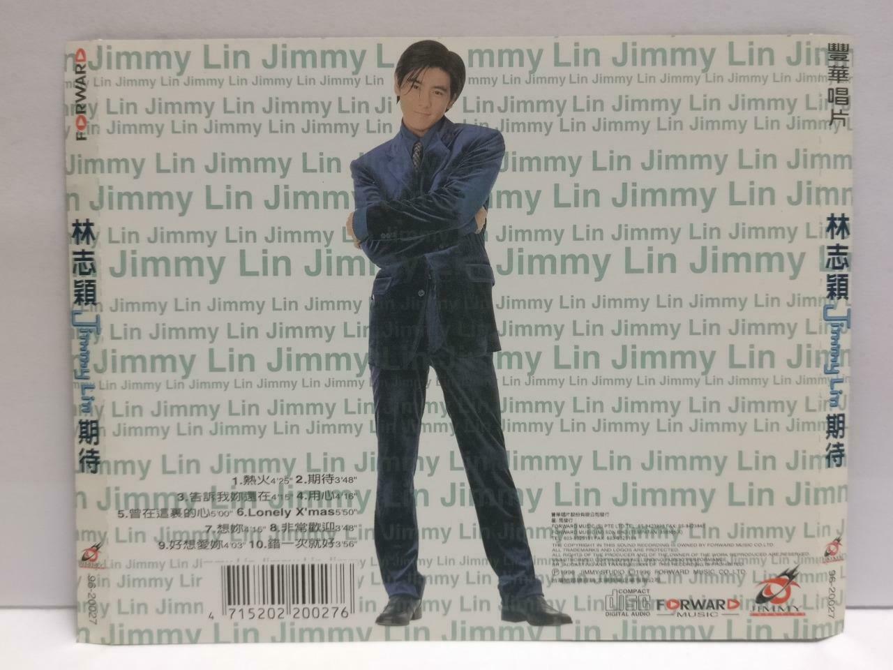 Taiwan Jimmy Lin Zhi Ying 林志颖 期待 1996 Rare Forward Singapore Chinese CD (CDS146)