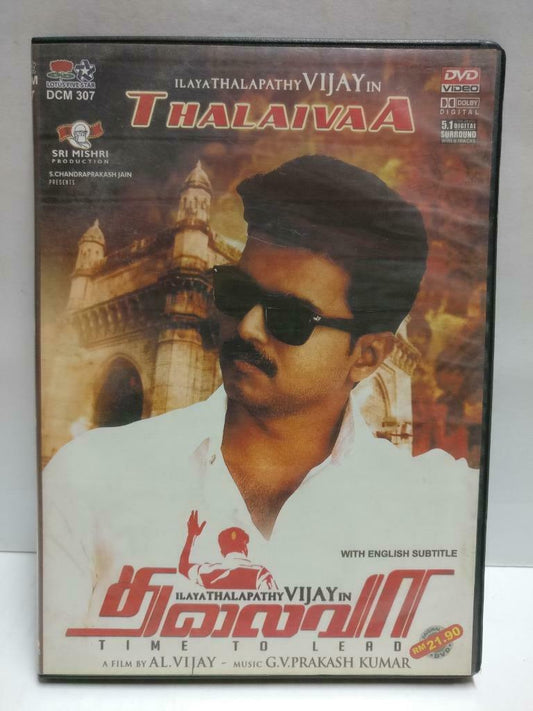 India Bollywood Tamil Movie Thalaivaa Vijay Amala Paul Malaysia DVD CD1029