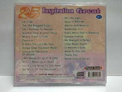 Sealed Various Artists 25 Inspiration Song Worship Christian Jesus God CD CD938