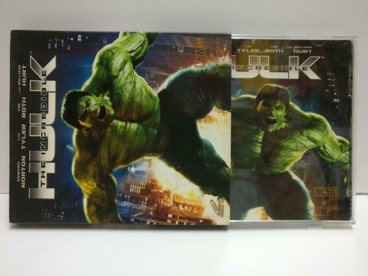 Marvel Movie The Incredible Hulk Edward Norton Singapore Video 2x VCD CD1120 D