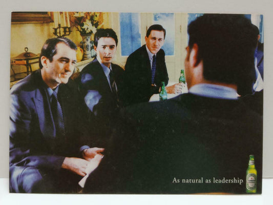 LUCKYPIGEON888 Hong Kong Heineken Beer Men Gathering Leadership Postcard (E0100)