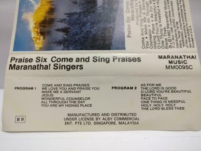 Christian Worship Jesus God Songs Praise Six Mega Rare Singapore Cassette CT531