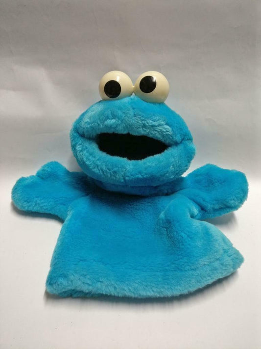 Sesame Street Cookie Monster Hand Puppet 10" 1996 Plush Soft Toy F/S (PTY120)