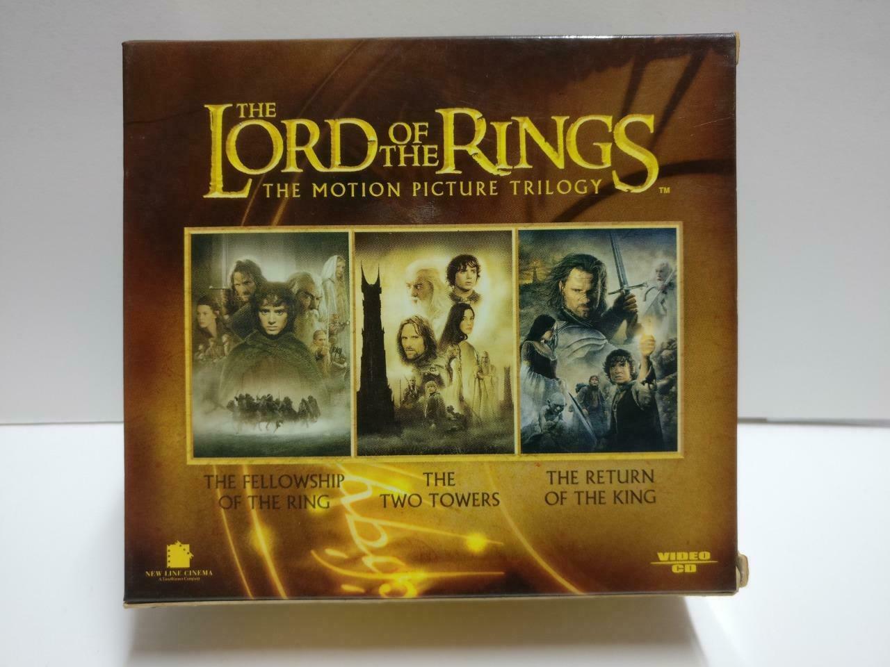 Movie The Lord Of The Rings Trilogy Singapore English 9x VCD Video CD1172 K