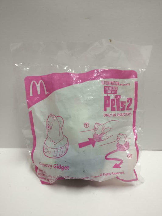 McDonald's Happy Meal Pets 2 Groovy Gidget Dog 2018 Toy Malaysia F/S (PTY200)