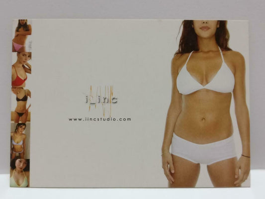 LUCKYPIGEON888 i_inc Lingerie Sexy Lady Bra 2004 Singapore Ad Postcard (E0199)