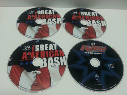 WWE WWF Wrestling The Great American Bash 2007 Singapore Only 4x VCD OOP (A833)