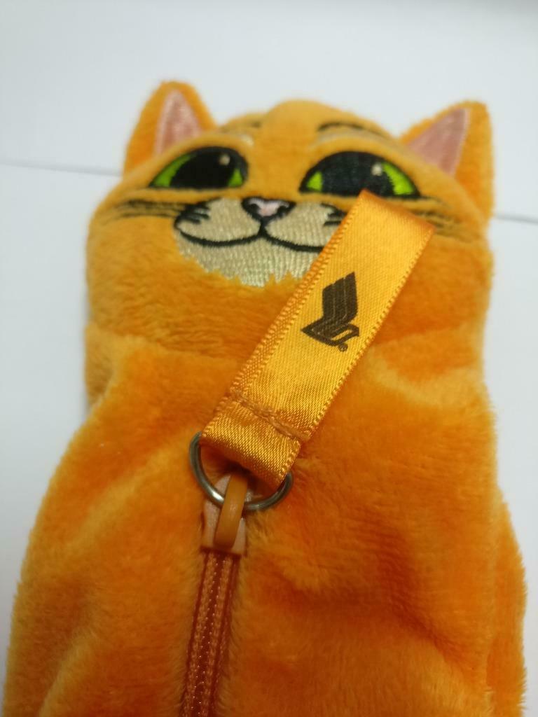 Singapore Airlines SIA Shrek Puss in Boots Cat Pencil Case Pouch F/S (PTY090)