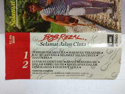 Malay Bob Rezal Selamat Jalan Cinta 1987 Rare EMI Malaysia EMI Melayu Cassette CT731