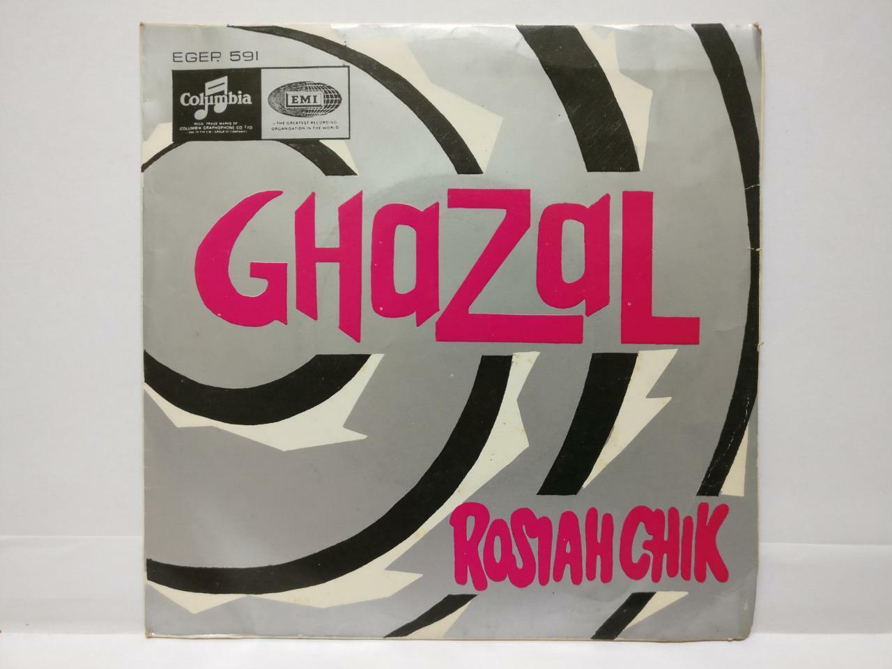 Malaysia Malay Rosiah Chik Ghazal 1965 Rare Parlophone India 7" EP 45 RPM EP390