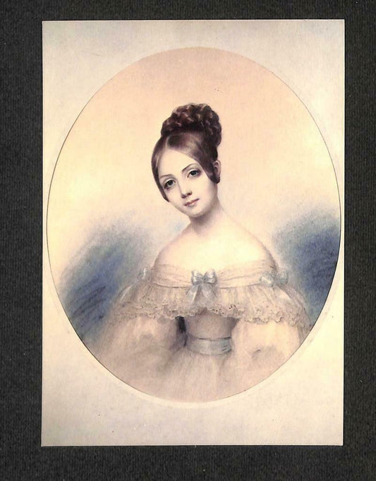 LUCKYPIGEON Louise De Broglie Comtesse D'Haussonville Protrait Postcard (C1734)