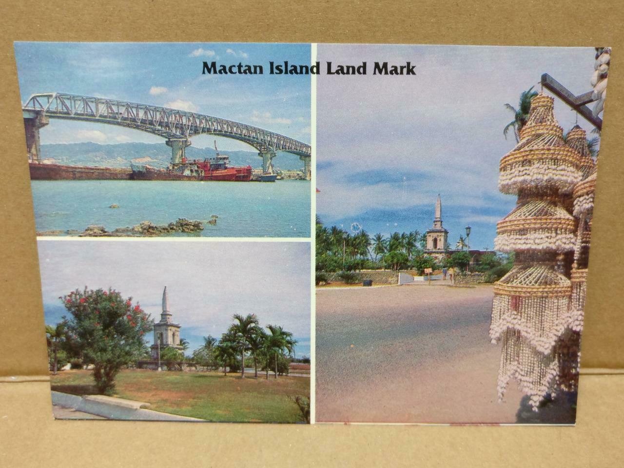 Used LUCKYPIGEON Mactan Island Land Mark Cebu Philippines Postcard (C1821)