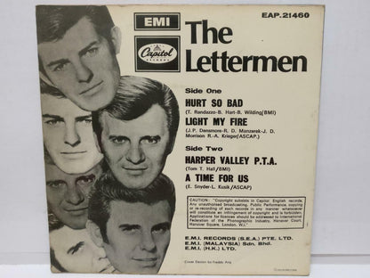 The Lettermen Hurt So Bad Rare Capitol EMI Singapore 7" EP (EP025)