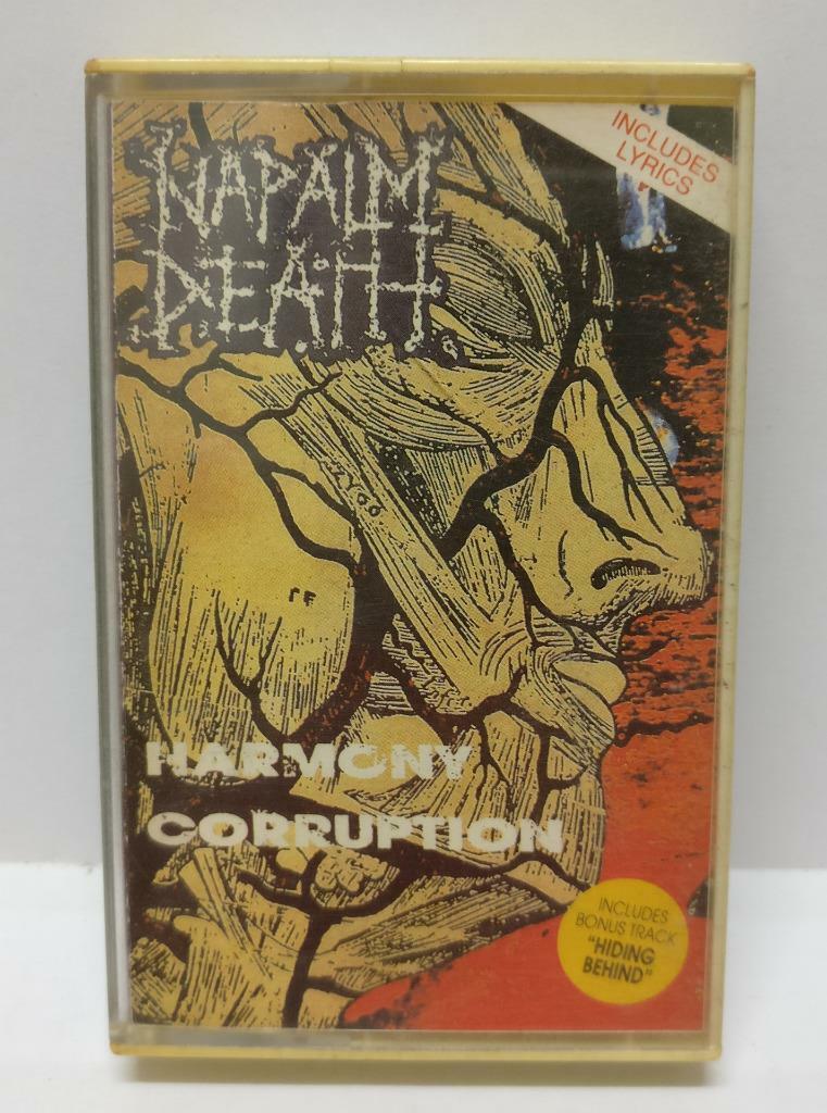 Napalm Death Harmony Death 1990  Rare  Malaysia Cassette (CT205)