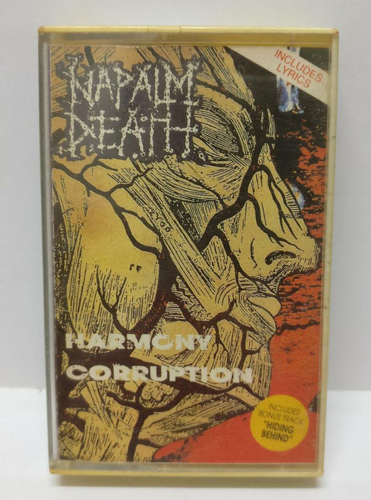 Napalm Death Harmony Death 1990  Rare  Malaysia Cassette (CT205)
