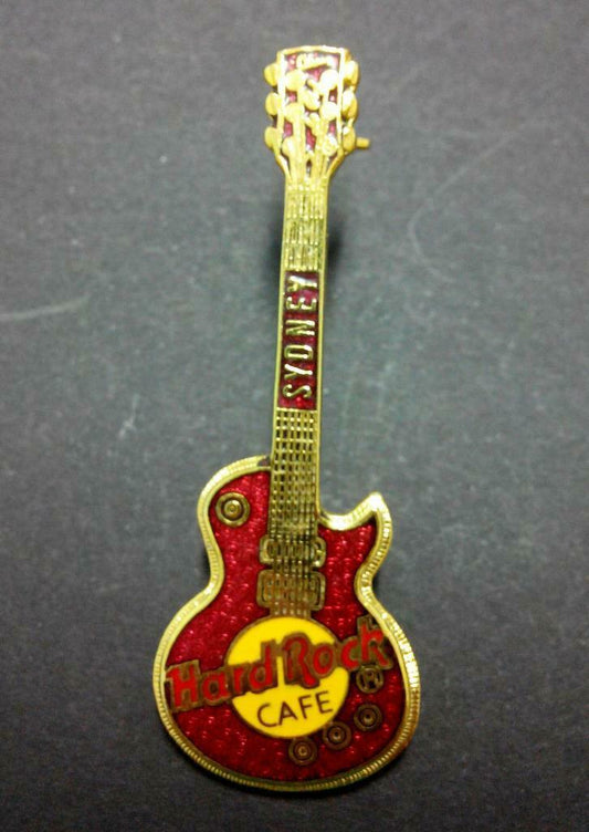 Rare Vintage Hard Rock Cafe Guitar Sydney Pin Badge F/S (B246)