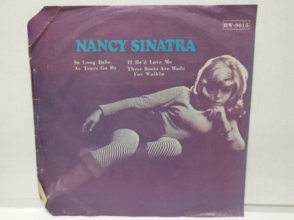 Nancy Sinatra So Long Babe Rare Cover Label Singapore 7" EP  (EP076)