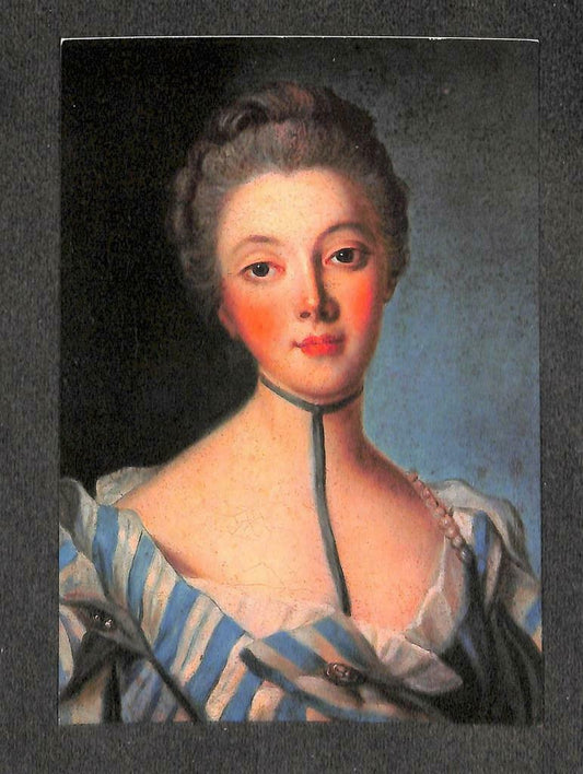 LUCKYPIGEON Portrait of Madame Dupin by Nattier Art Work Postcard (C1801)