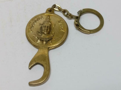 LP888 Vintage Crocodile Farm Elephant Bottle Opener Copper Keychain keyring F/S B709*