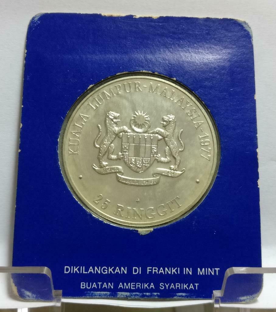 Malaysia 25 Ringgit 1977 Silver Coin (C038)