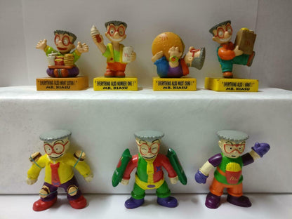 Singapore McDonalds Mr. Kiasu Burger Fries Figure Toys x7 Lot F/S (FTY015) *30