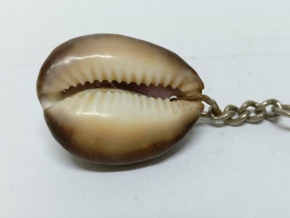 LP888 Rare Vintage Seashell Art Surname Liu 刘 劉 Souvenir Keychain Keyring F/S (B665)