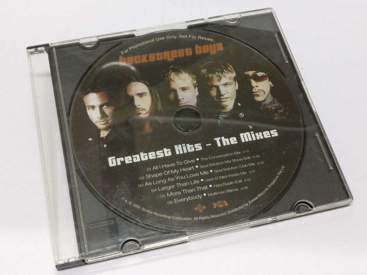 LK888 Backstreet Boys BSB 2001 Mega Rare Singapore Promo CD (CD578)