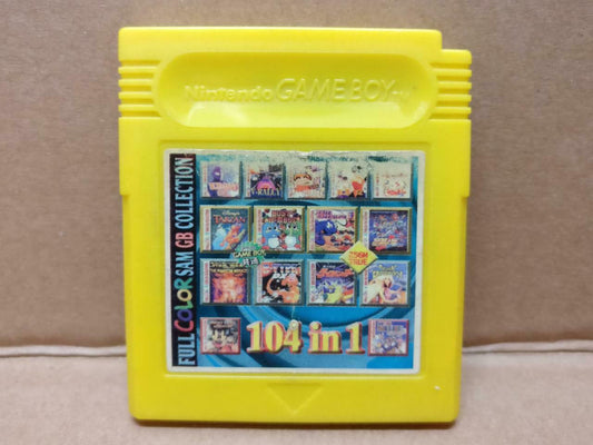 Nintendo Game Boy Full Color SAM GB 104 IN 1 Japan Game Cartridge (A1934)