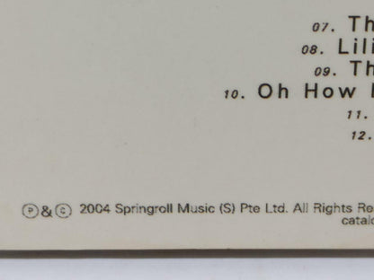 LK888 Alvaro Sanchez Hymns 2004 Rare Autograph Singapore CD (0040) (CD583)