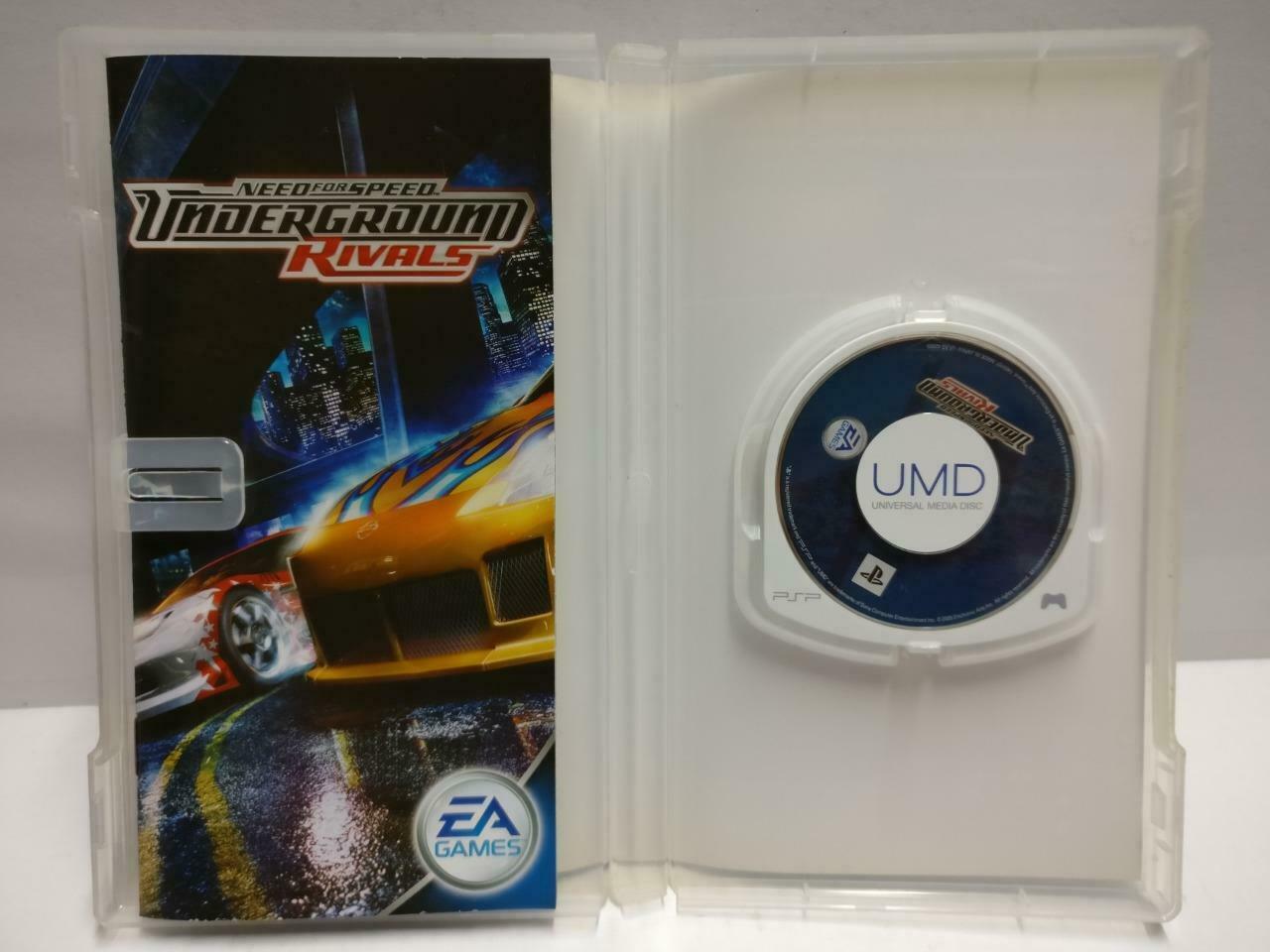 PSP Need For Speed Underground Rivals 2005 With Booklet Japan Game Disc (GA345)