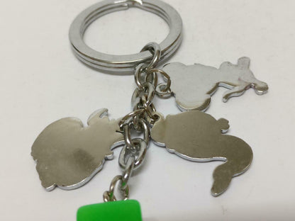 LP888 Cute Horoscope Zodiac Rat Snake Rooster Mahjong Keychain Keyring F/S (B726)