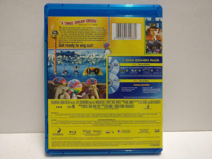 Blu-Ray 3D Movie Dreamworks Madagascar 3 2012 2x Disc No Booklet (GA386)