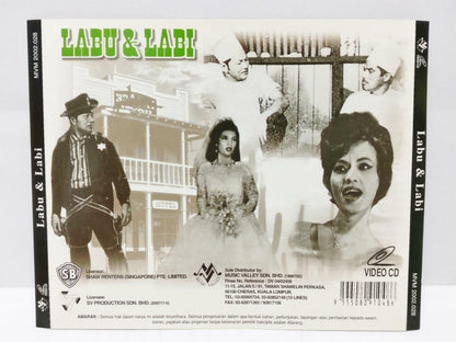 Singapore Shaw Brother Malay Movie Labu &Labi P.Ramlee Saloma Melayu 2x VCD Video CD751