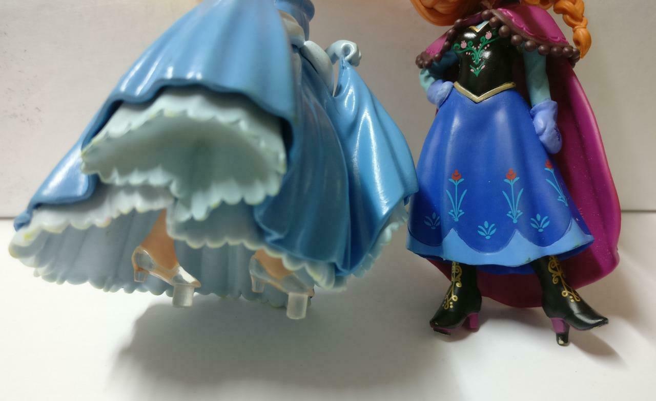 Disney QPosket Frozen Anna Cinderella Cute Figure Toys x2 Lot F/S (FTY010) *25
