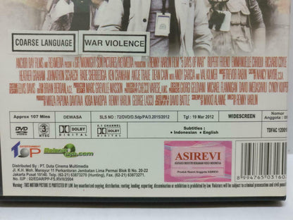 DVD Movie 5 Days Of War Rupert Friend Val Kilmer Indonesia English Sub R3 DVD104