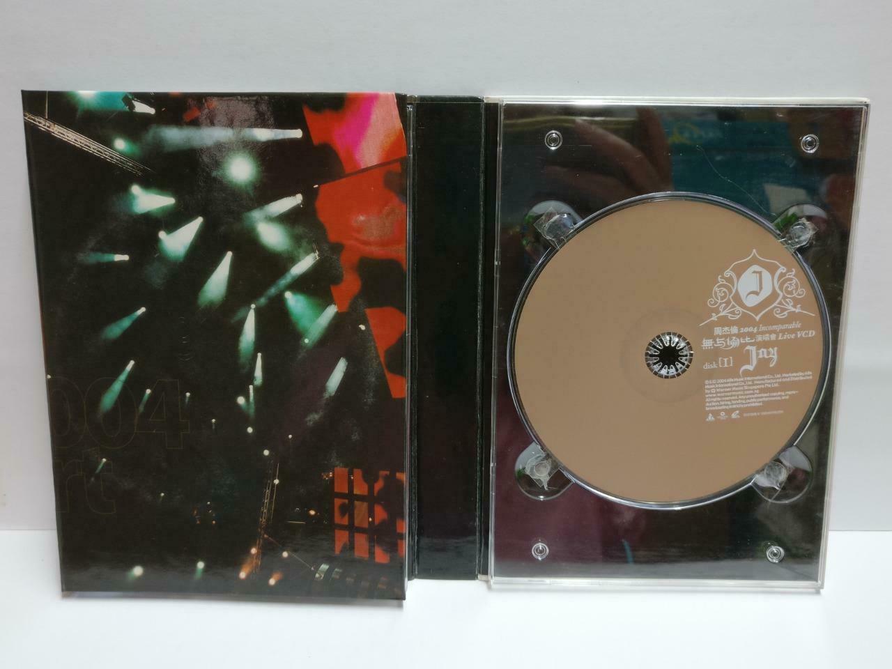 Taiwan Jay Chou 周杰伦 无与伦比演唱会 2004 Rare Singapore Video CD 3 x VCD (CD838)