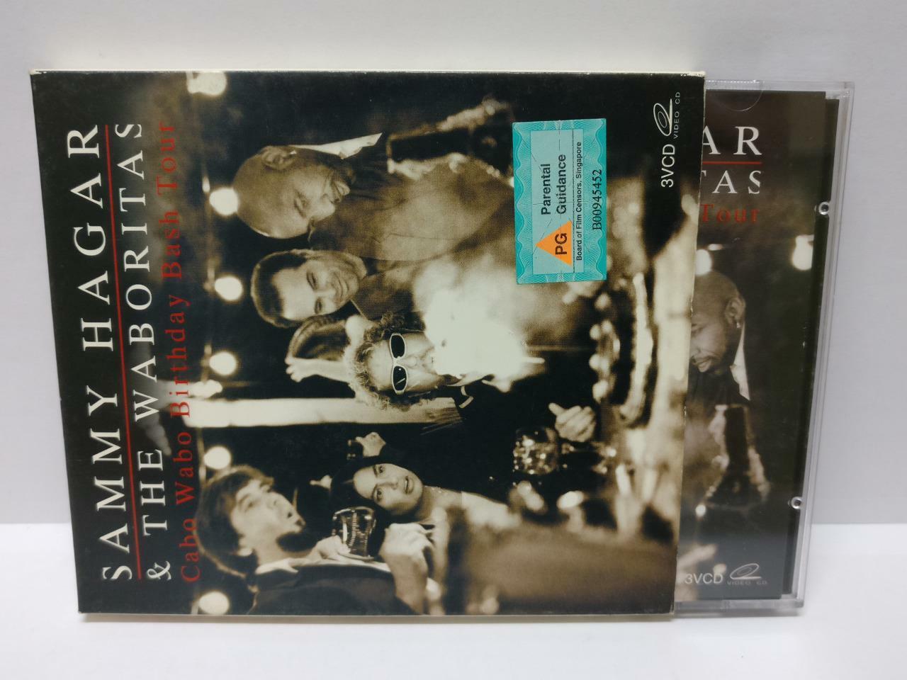 LK888 Sammy Hagar & The Waboritas 2001 Rare Hong Kong 3x VCD (10889) (CD503)