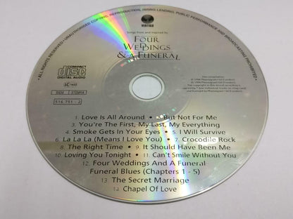 Movie Four Weddings & A Funeral OST 1994 Rare Germany English CD (CDS253)