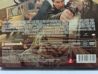 Taken Liam Neeson Movie 2007 Rare Malaysia Only DVD Eng Sub All Region (DVD066)