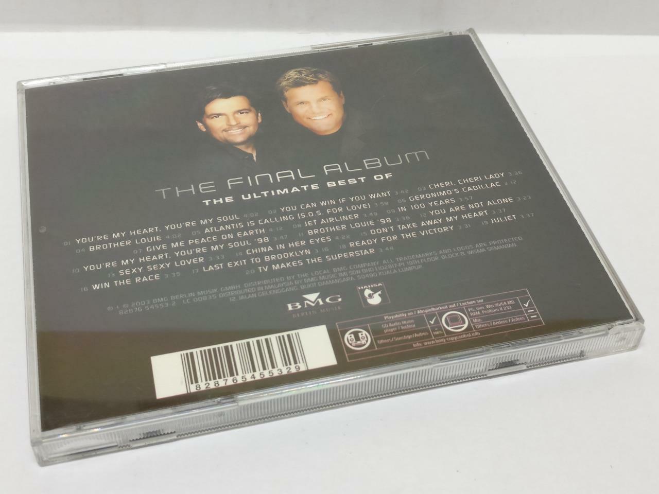 LK888 Modern Talking The Final Album Rare 2003 Malaysia CD (82875) (CD409)
